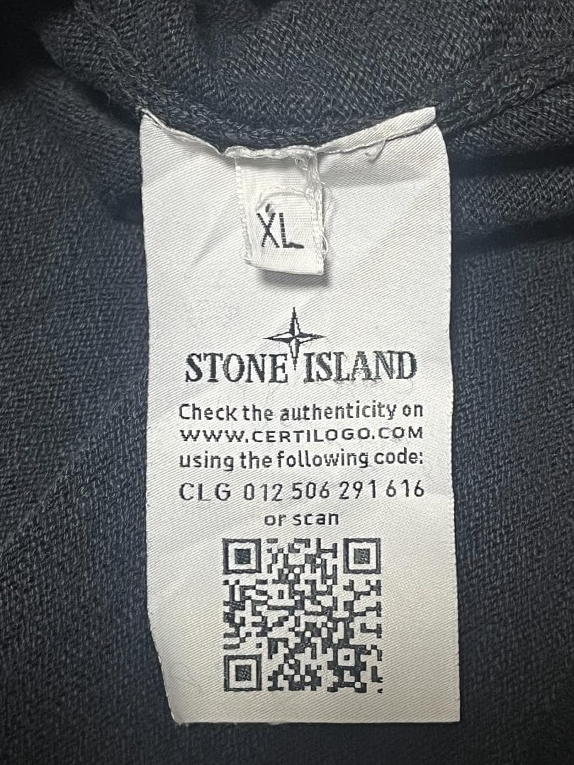 【正規品・XL】STONE  コットンニット ダークネイビー