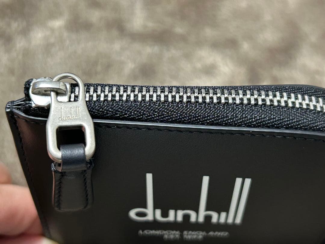 【新品未使用、定価27,500円】dunhill ダンヒル 本革 パース