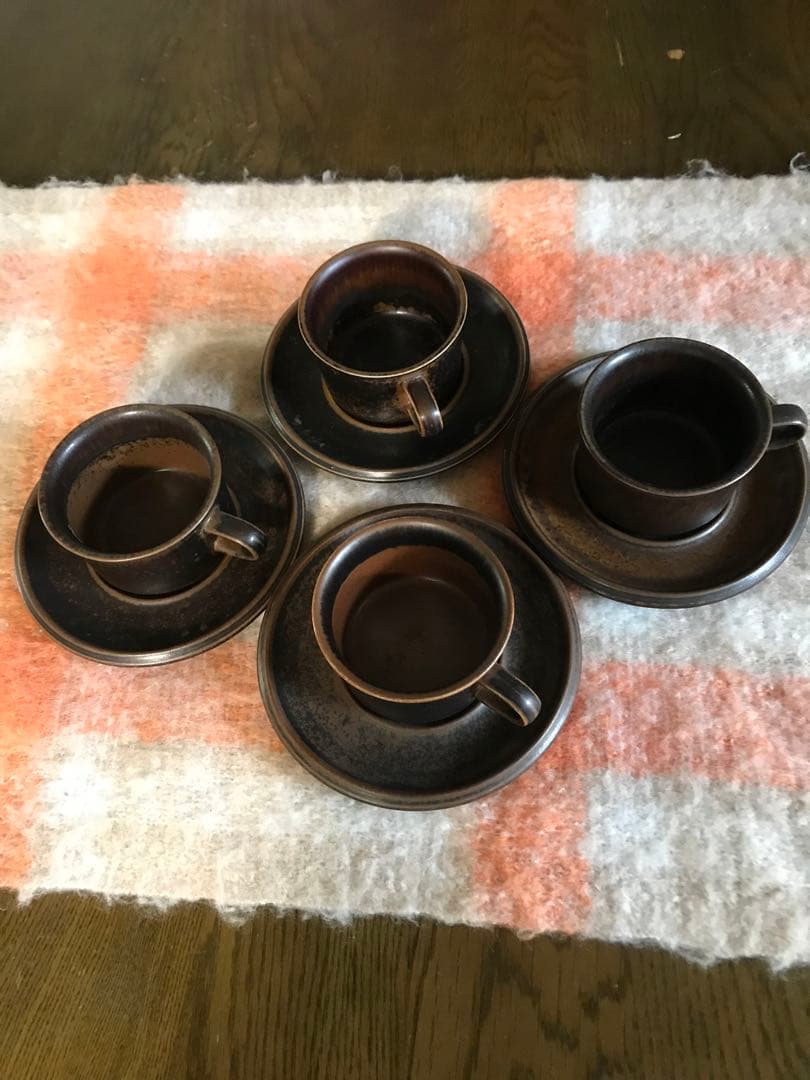 ARABIA製デミタスカップ4客フィンランド