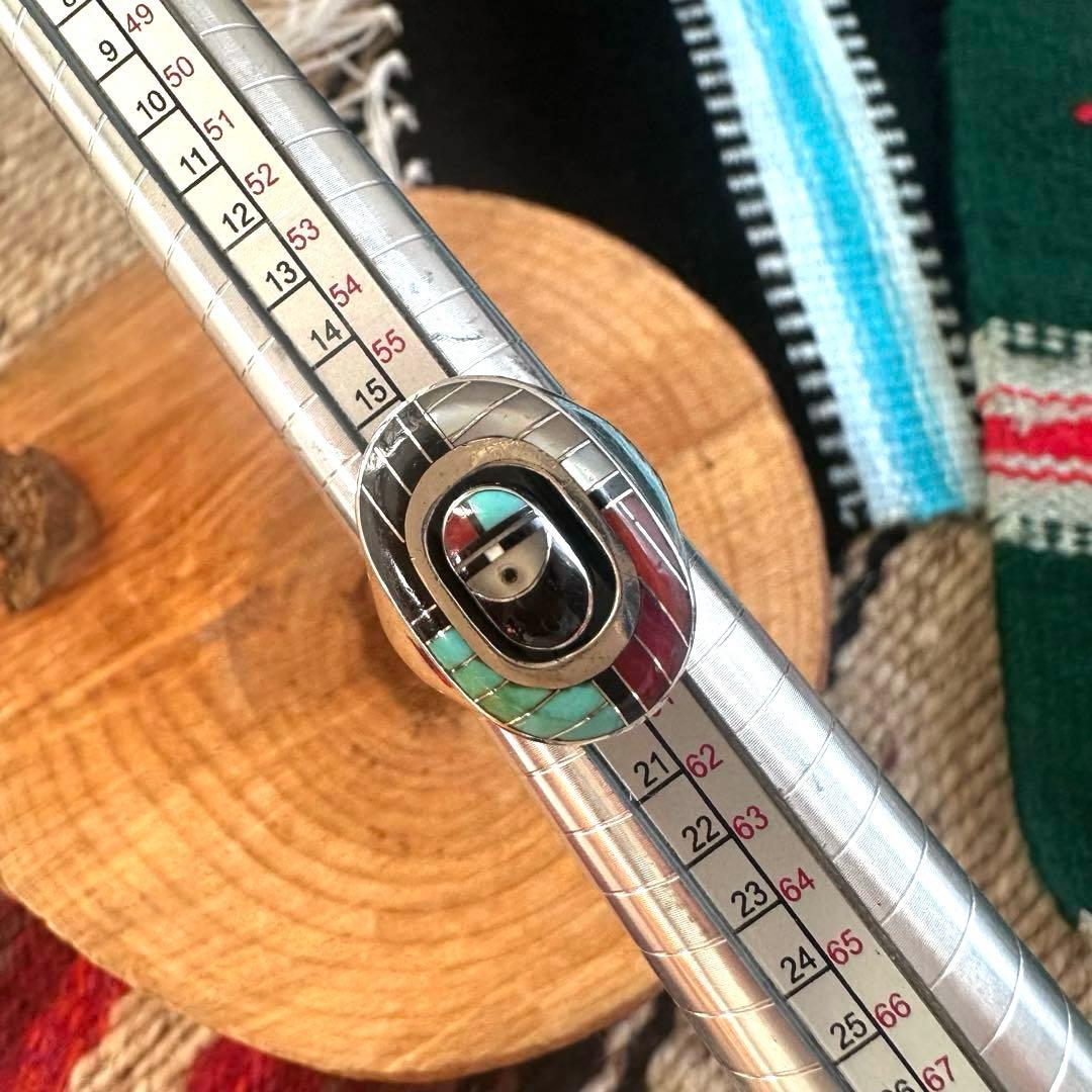 Don Dewa ズニ族 希少 18号 ドンデワ スピナーサンフェイス インレイ