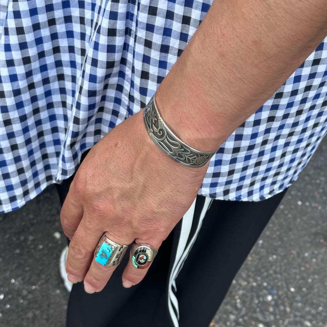 Don Dewa ズニ族 希少 18号 ドンデワ スピナーサンフェイス インレイ