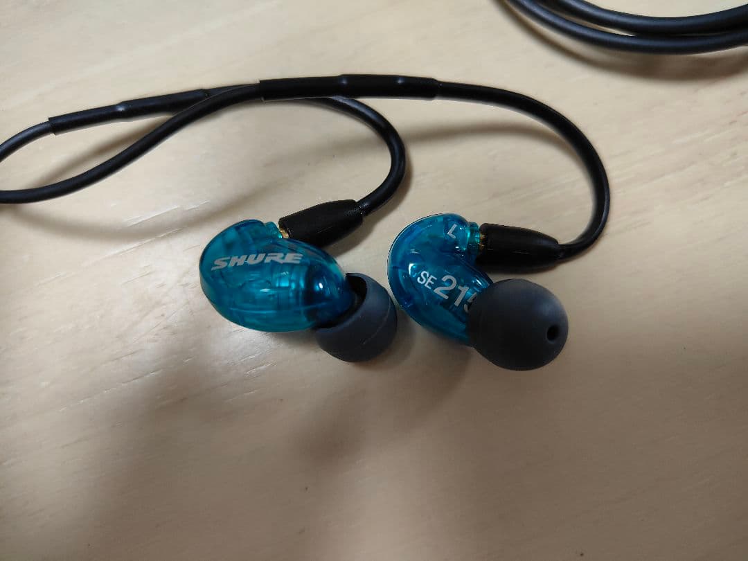 SHURE AONIC215 SE215 青 イヤホン