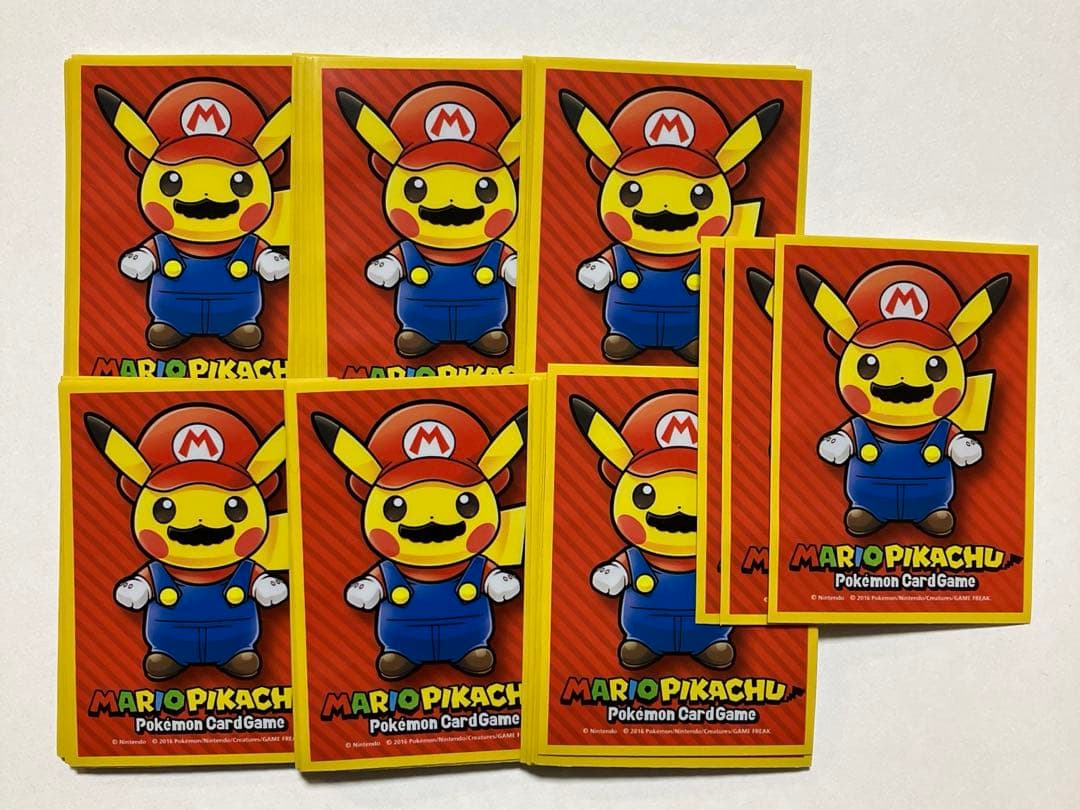 マリオピカチュウ ポケモンカードゲーム　スリーブ63枚