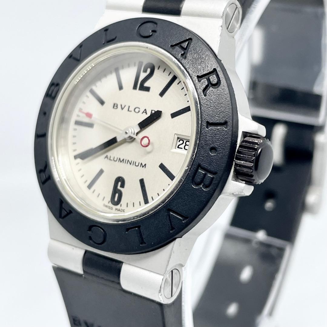 【ツッキー】ブルガリ 腕時計　ユニセック　AL 29A クォーツ　黒・白