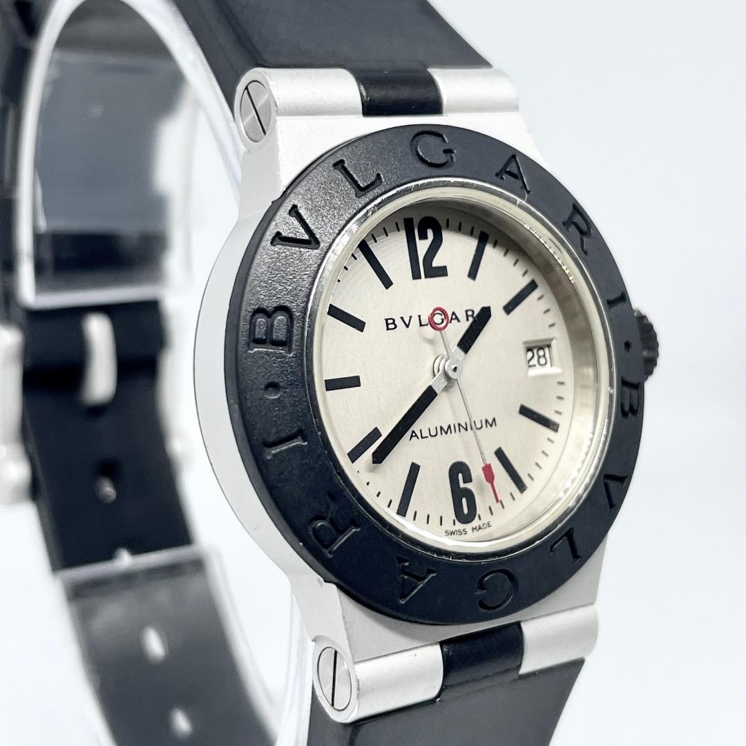 【ツッキー】ブルガリ 腕時計　ユニセック　AL 29A クォーツ　黒・白