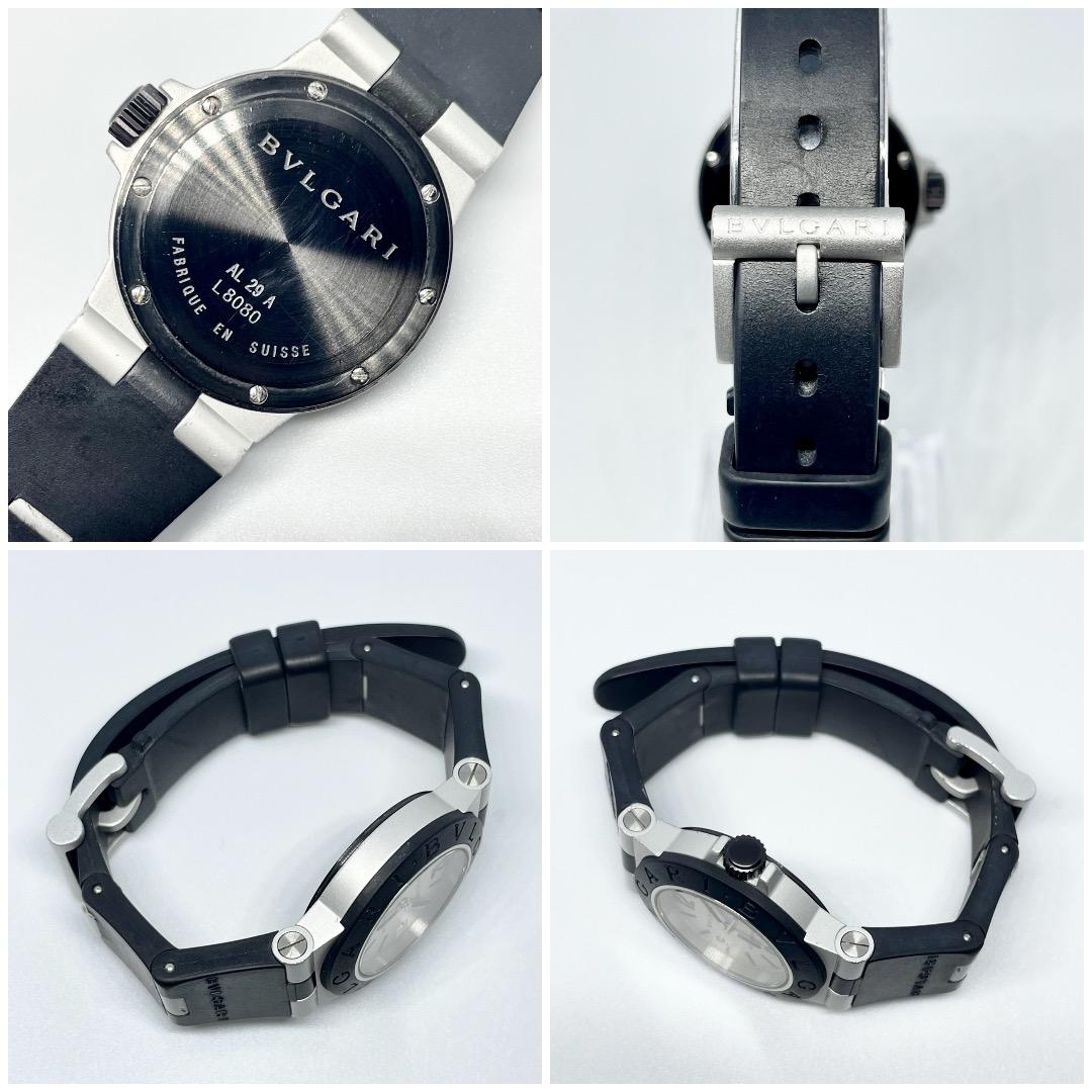 【ツッキー】ブルガリ 腕時計　ユニセック　AL 29A クォーツ　黒・白