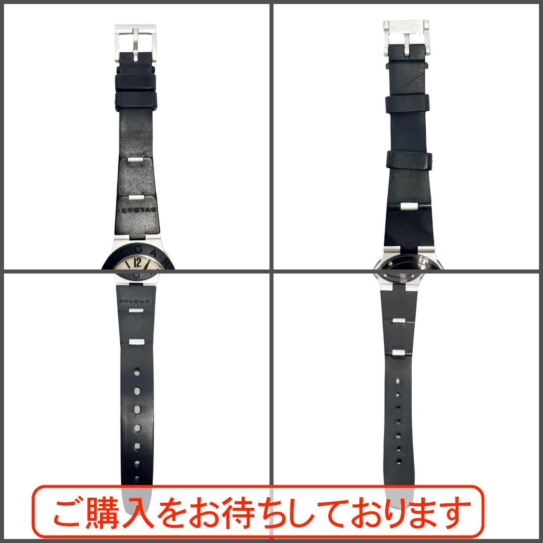 【ツッキー】ブルガリ 腕時計　ユニセック　AL 29A クォーツ　黒・白