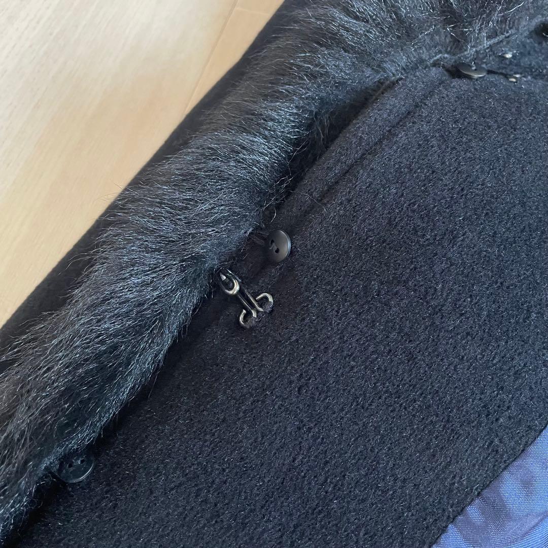 希少✨VIVIENNE TAM チャイナコート アンゴラ 刺繍 ラムファー 黒