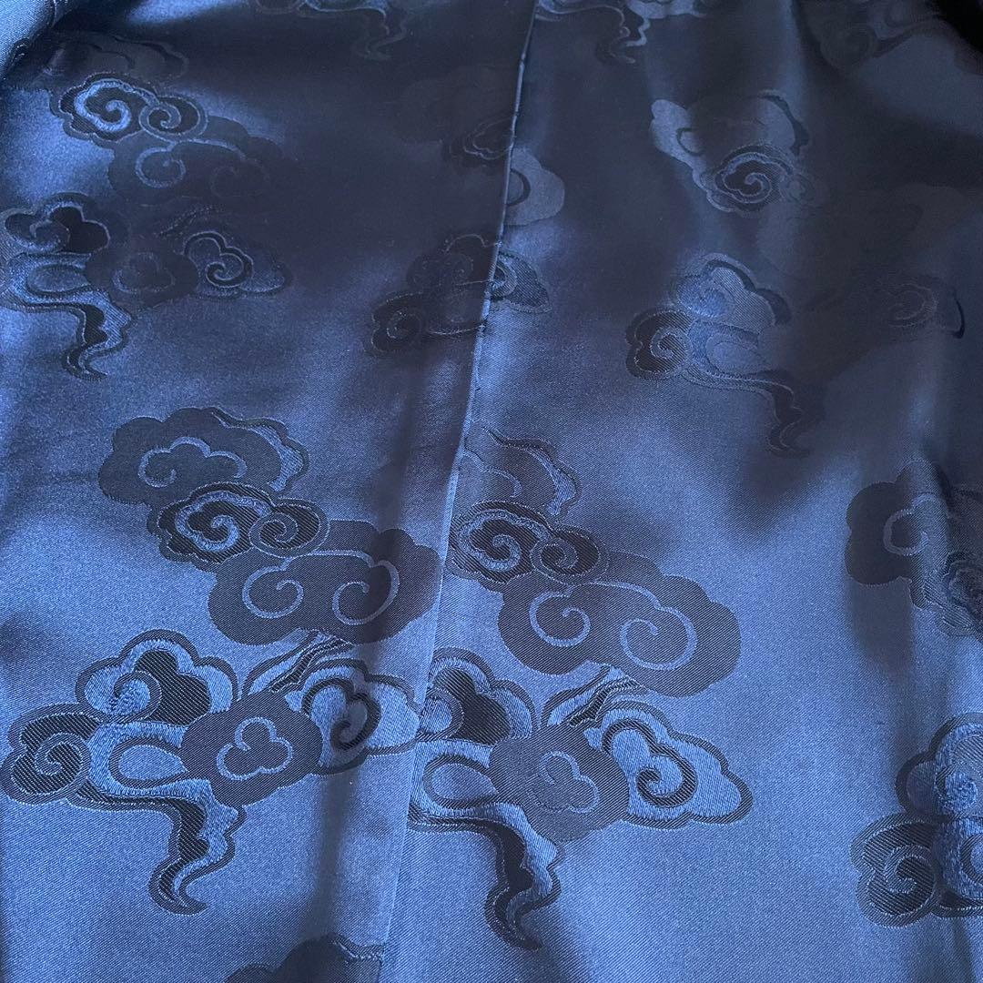 希少✨VIVIENNE TAM チャイナコート アンゴラ 刺繍 ラムファー 黒