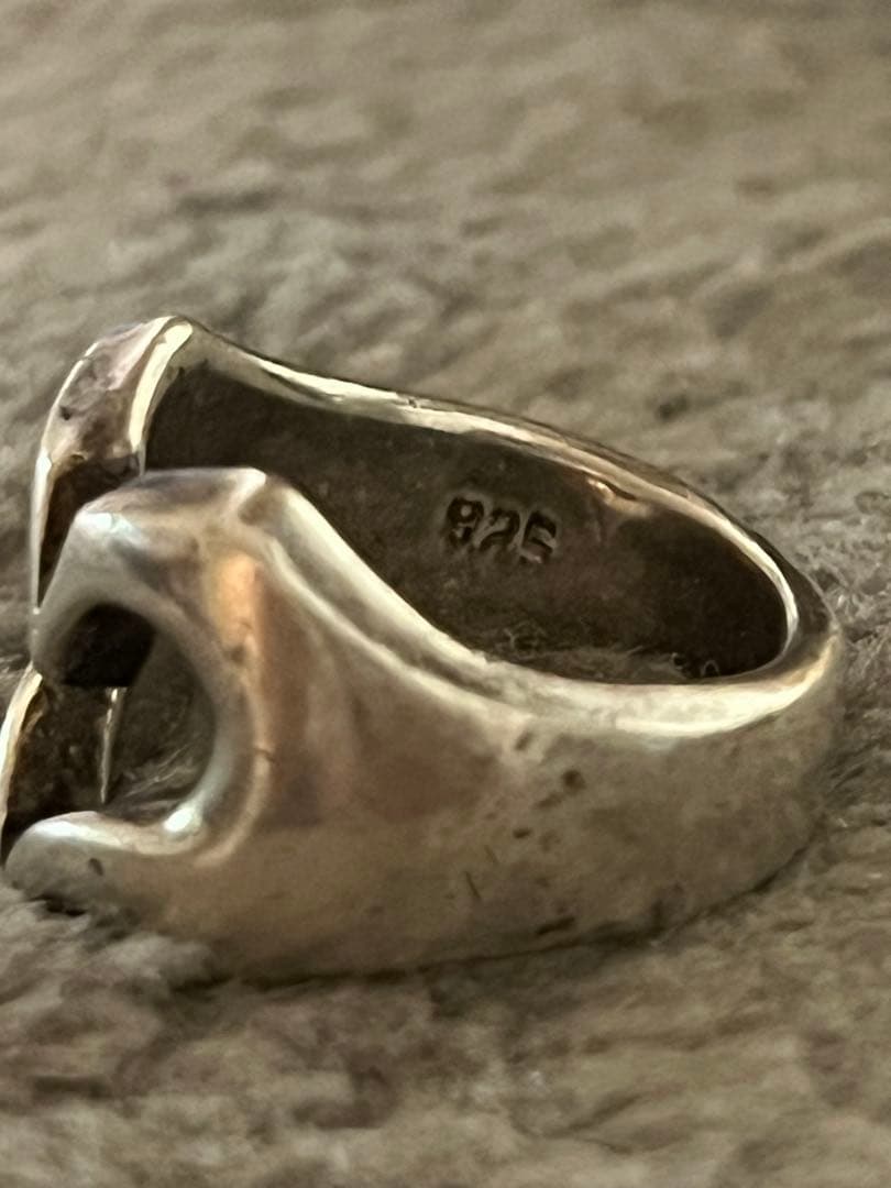 70~90s代のヴィンテージジュエリー シルバー ハート型リング 925