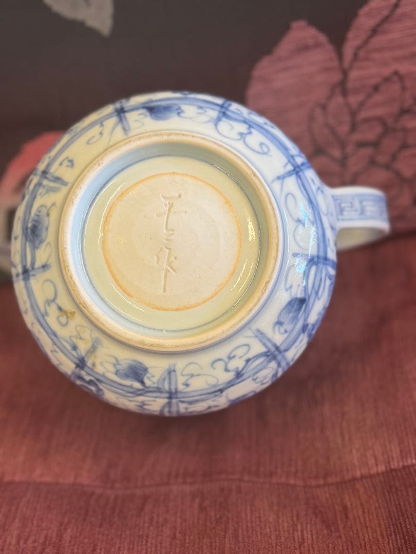 波佐見焼 中村平三作 特大マグカップ（直径約14cm）