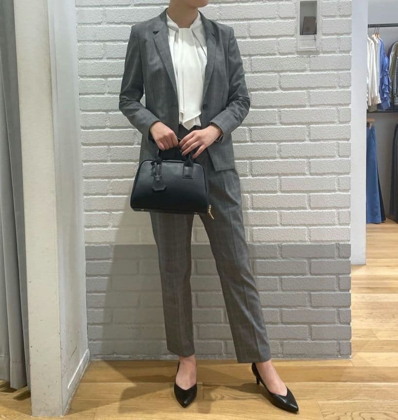 美品✨グリーンレーベルリラクシング カチリラ グレンチェック セットアップ XL