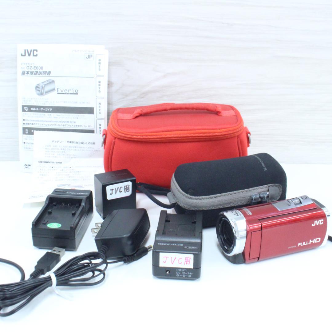 ◇動作確認済 JVC GZ-E600-R フルHDビデオカメラ Everio