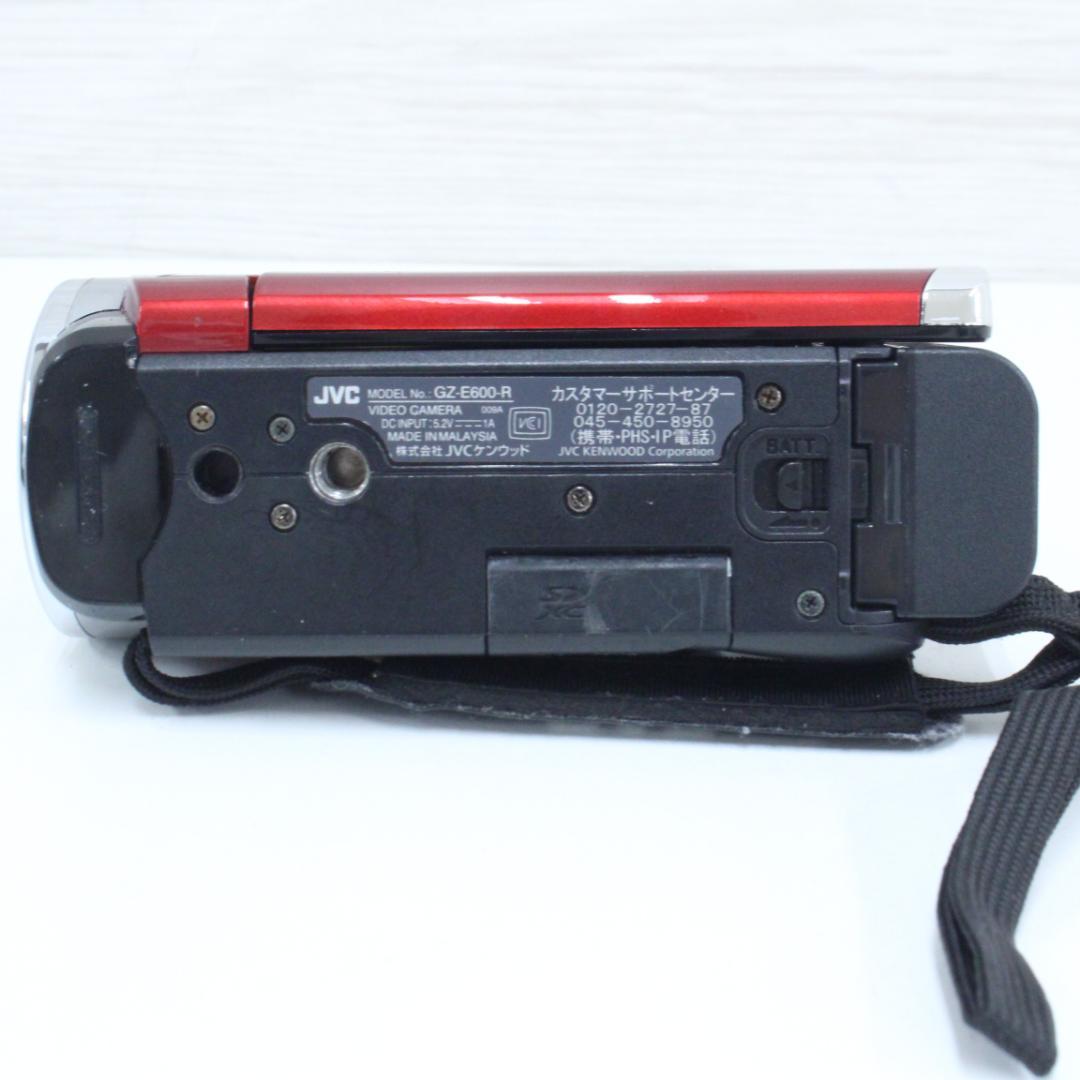 ◇動作確認済 JVC GZ-E600-R フルHDビデオカメラ Everio