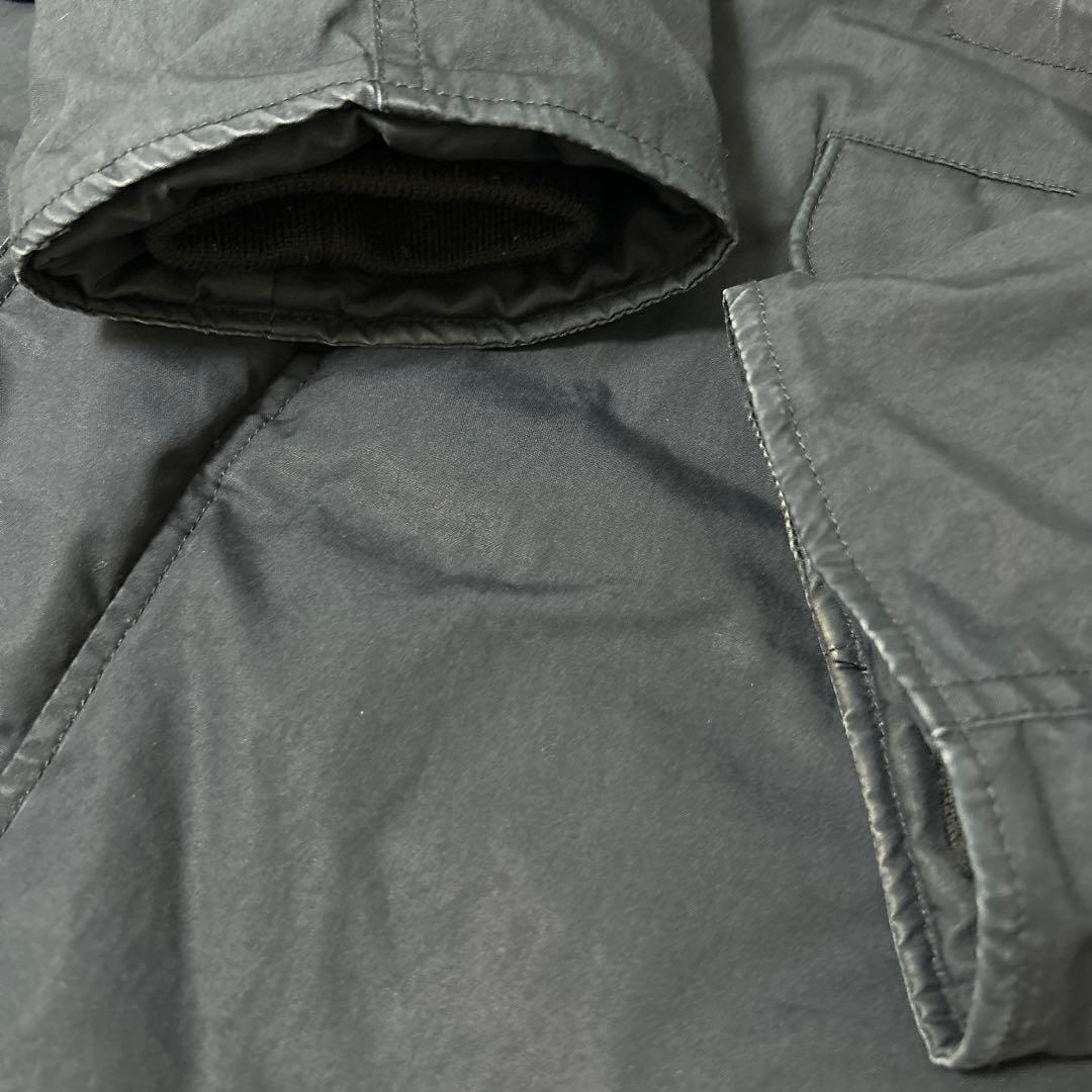 【MHL,】 ダウン&フェザー モッズコート L