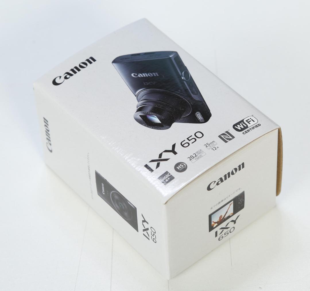 値下げ canon IXY650 ブラック　新品未開封　印なし