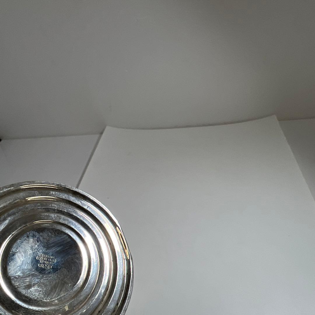 Sterling刻印　銀製燭台　389g 高さ26.2㎝　東な8-0201☆2F