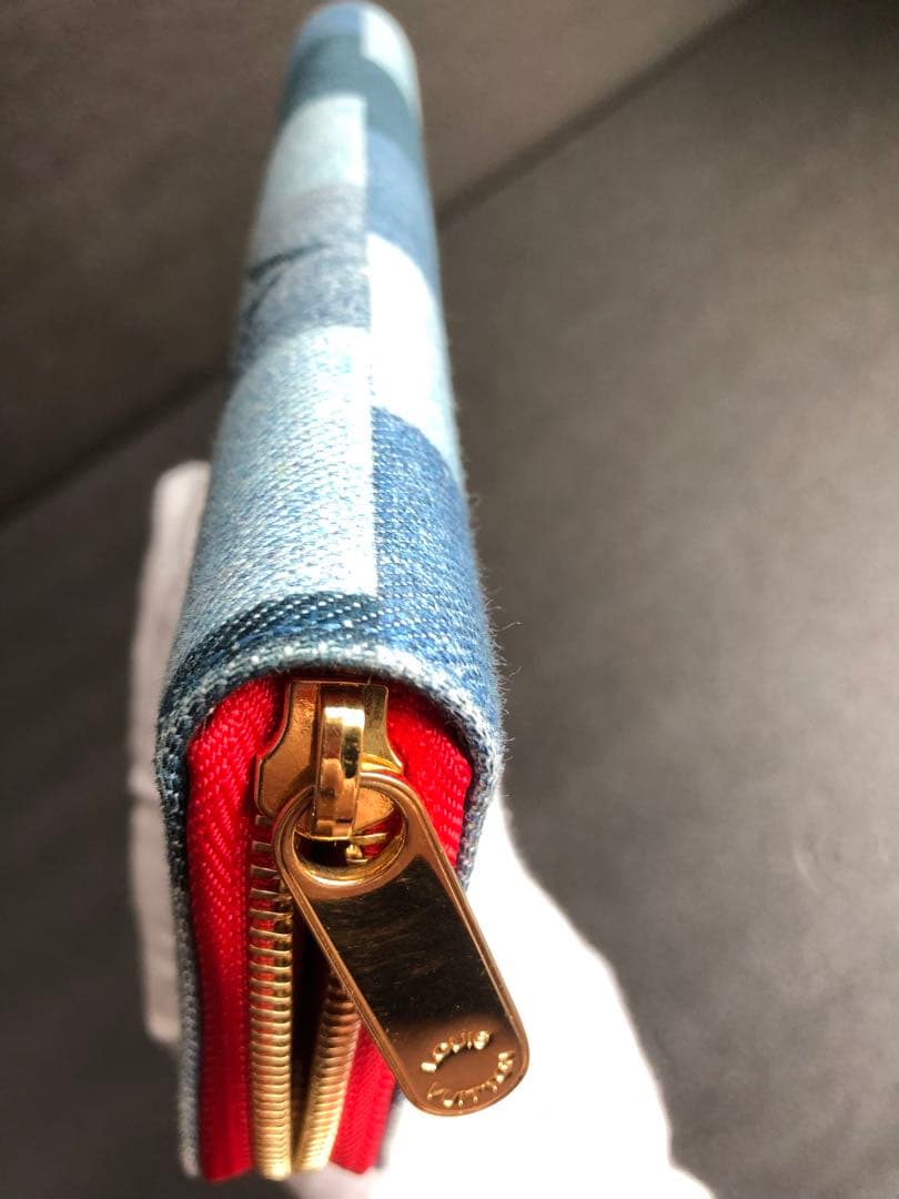 ルイヴィトン モノグラム デニムパッチワーク スクエア ジッピー 最終値下げ