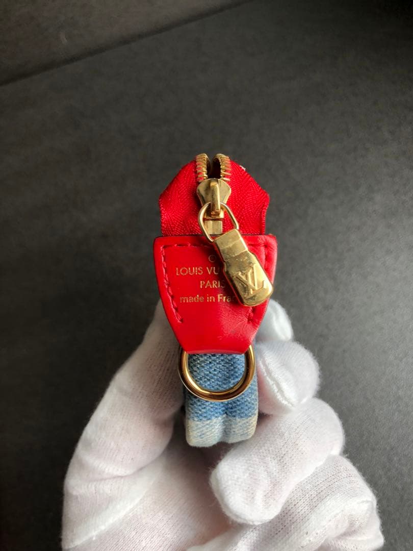 ルイヴィトン モノグラム デニムパッチワーク スクエア ジッピー 最終値下げ