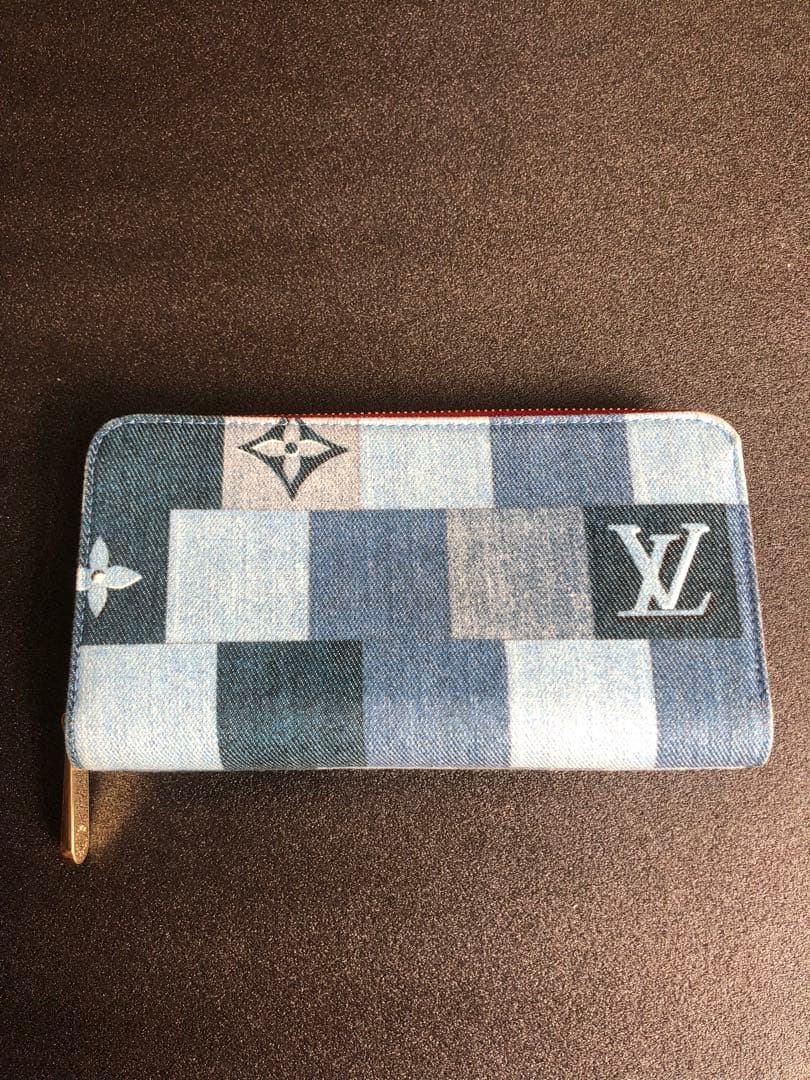 ルイヴィトン モノグラム デニムパッチワーク スクエア ジッピー 最終値下げ