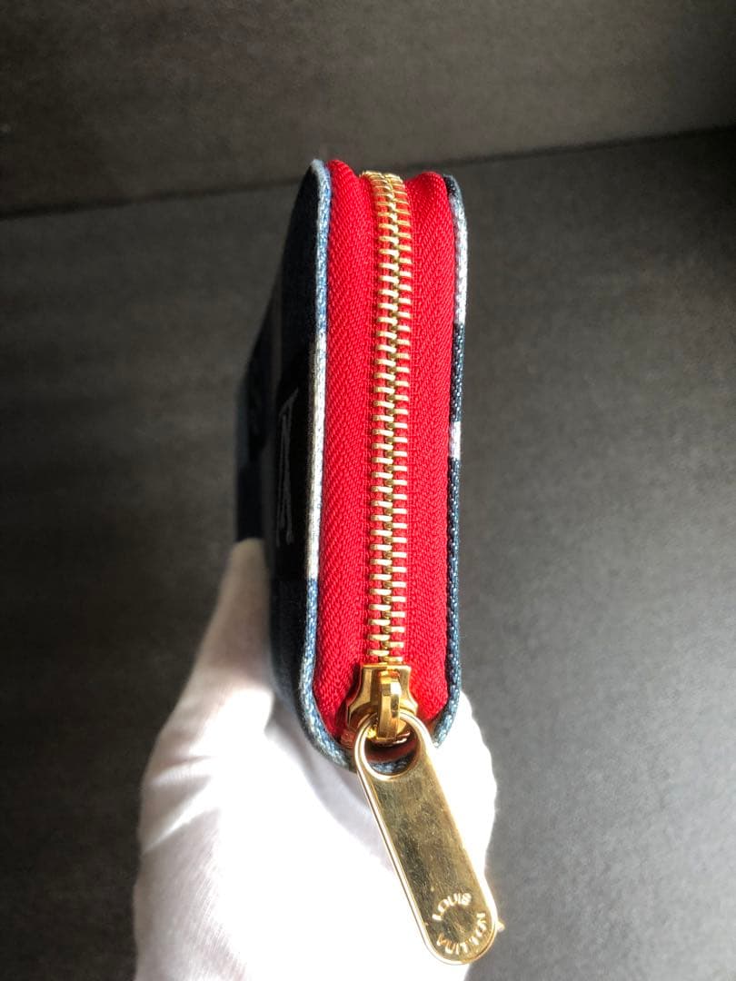 ルイヴィトン モノグラム デニムパッチワーク スクエア ジッピー 最終値下げ