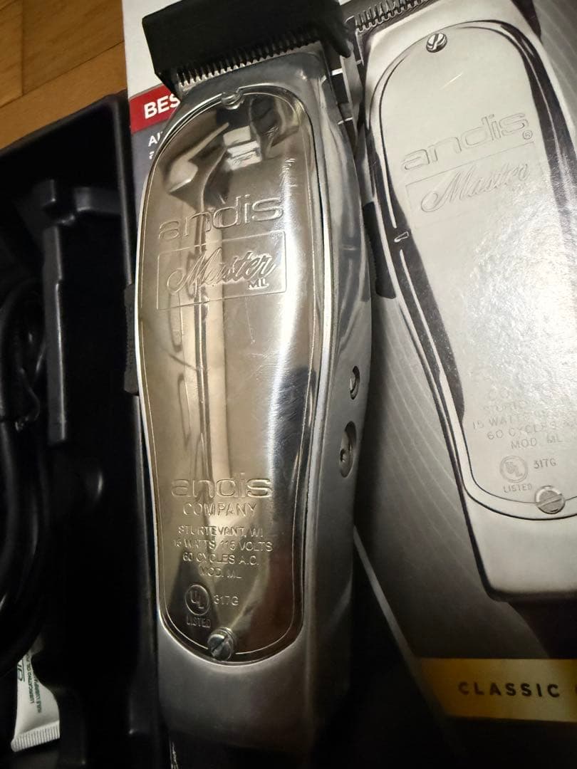 andis Master Adjustable Blade Clipper 動作