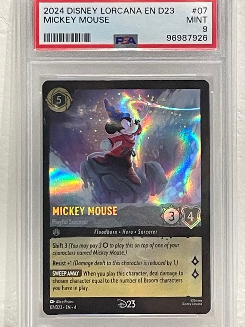 ★PSA9★ ディズニー ロルカナ D23 ミッキー マウス expo2024