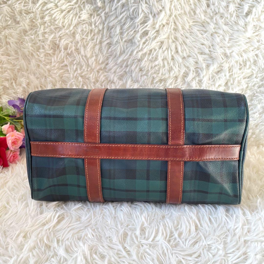 POLO RALPH LAUREN ブラックウォッチ柄ミニボストンバッグ