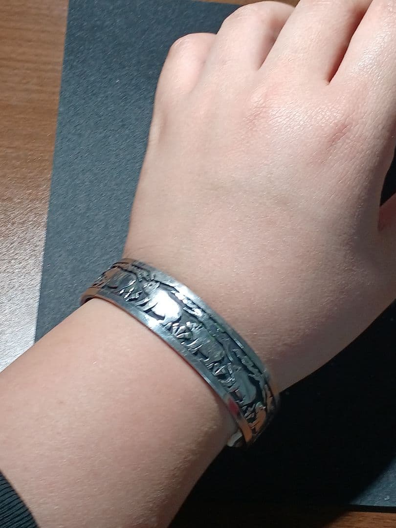 インディアンジュエリー　チャールストンルイス　ホピ族　バングル