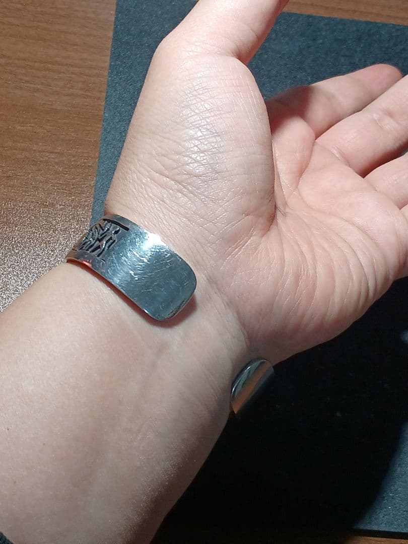 インディアンジュエリー　チャールストンルイス　ホピ族　バングル