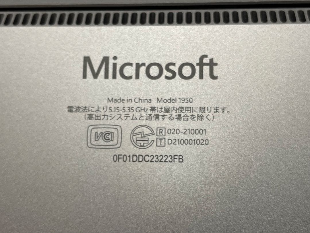 【美品】Surface Laptop 5 13.5インチ 8GB 256GB