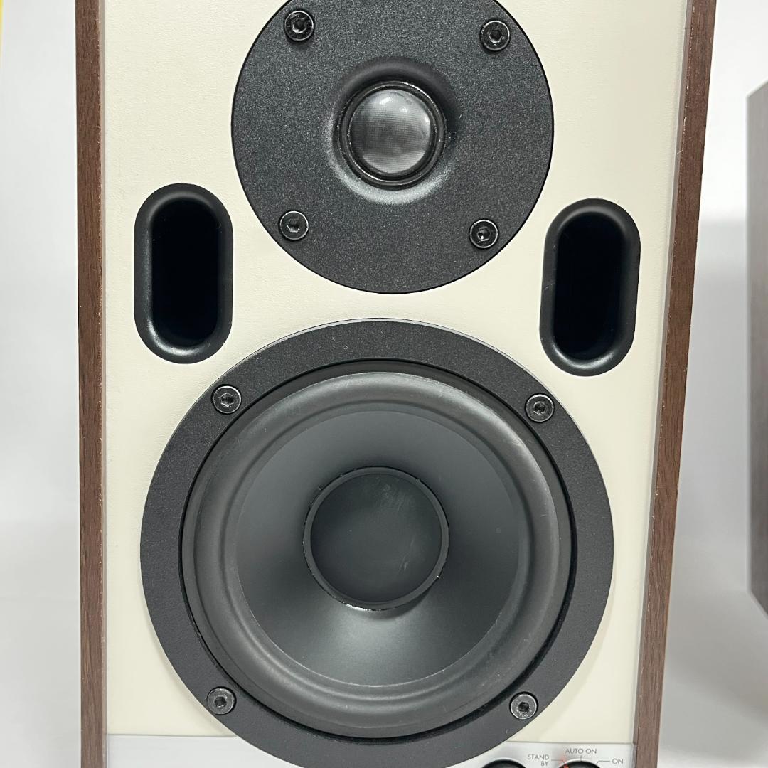 美品 FOSTEX FS-4AS W ペア ハイレゾ対応 アクティブスピーカー