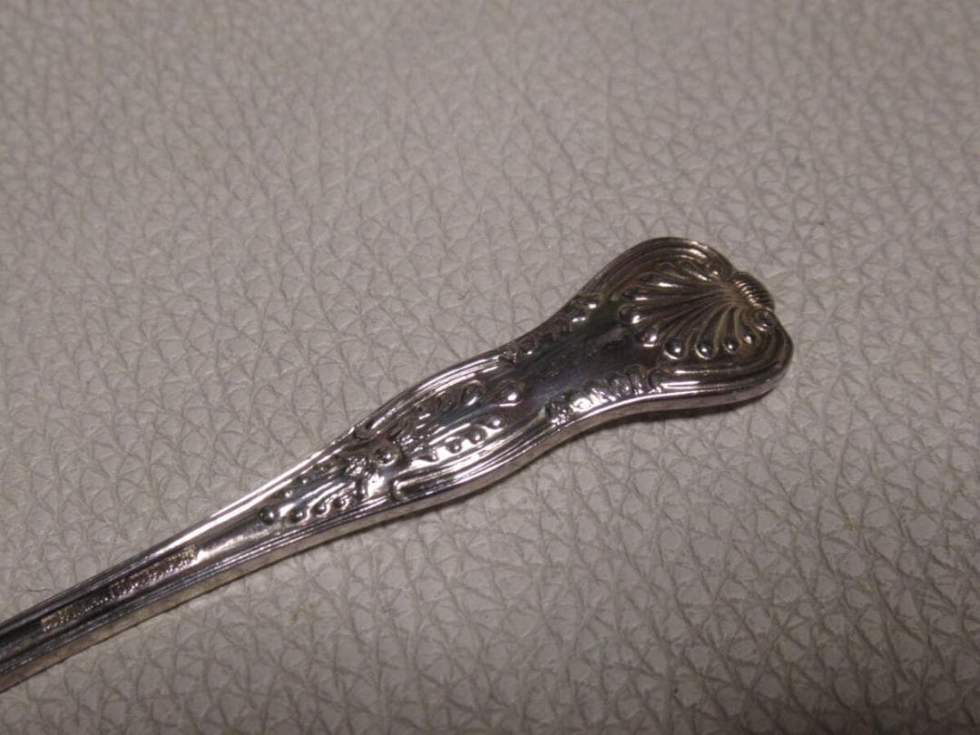 共箱付 1995年製◆マッピン＆ウェッブ ケーキフォーク 銀プレート 6本セット