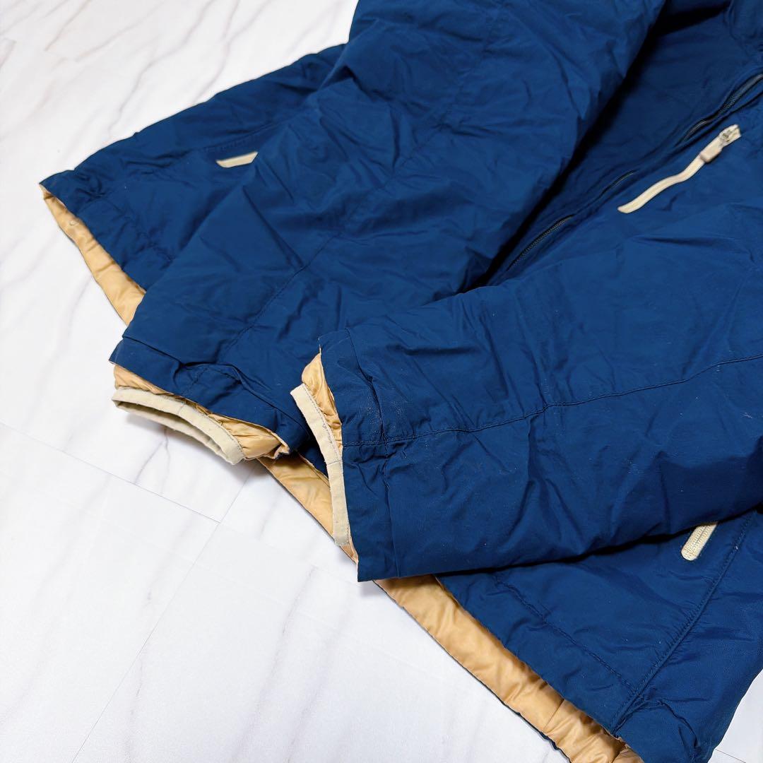 モンベル コロラドパーカ リバーシブル ネイビー×ベージュ レディースXLサイズ