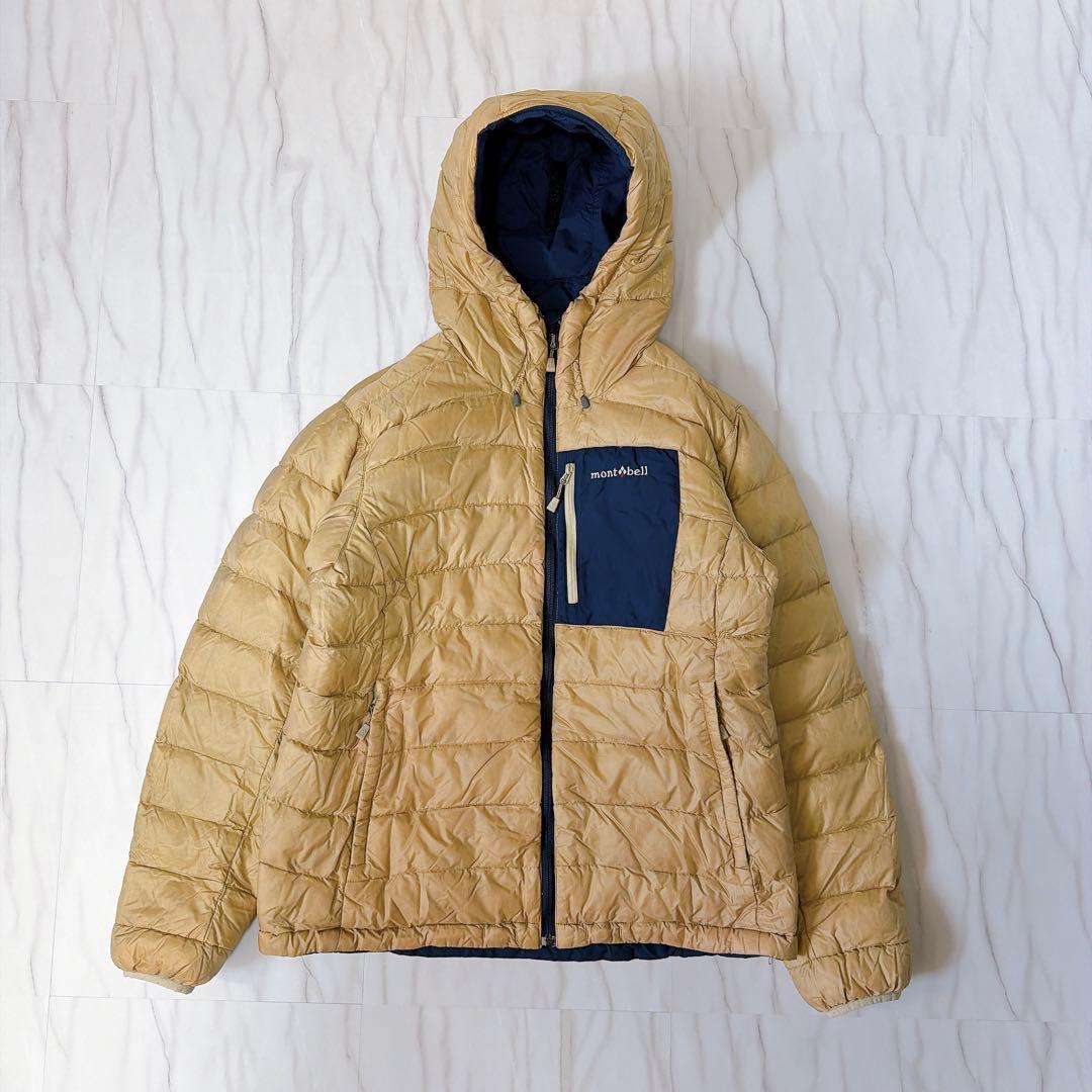 モンベル コロラドパーカ リバーシブル ネイビー×ベージュ レディースXLサイズ