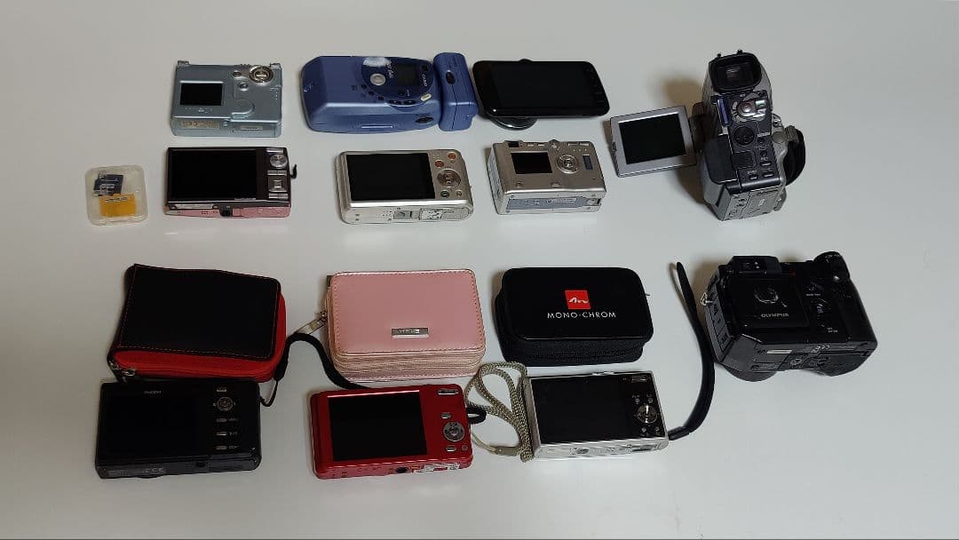 まとめ デジタルカメラセット 11台 ケース付き