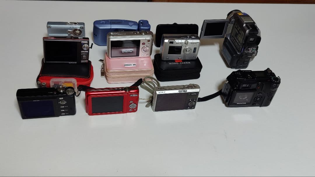 まとめ デジタルカメラセット 11台 ケース付き