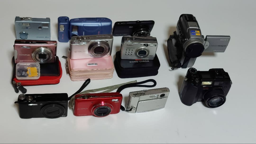まとめ デジタルカメラセット 11台 ケース付き