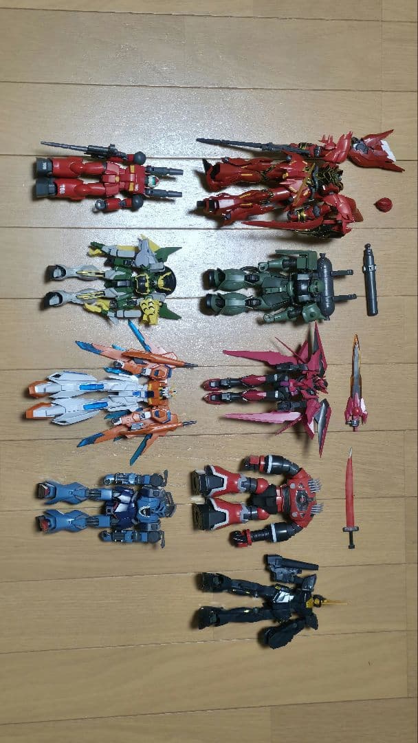 ピ*ツ様 HG ガンプラ まとめ売り　ジャンク品　9体