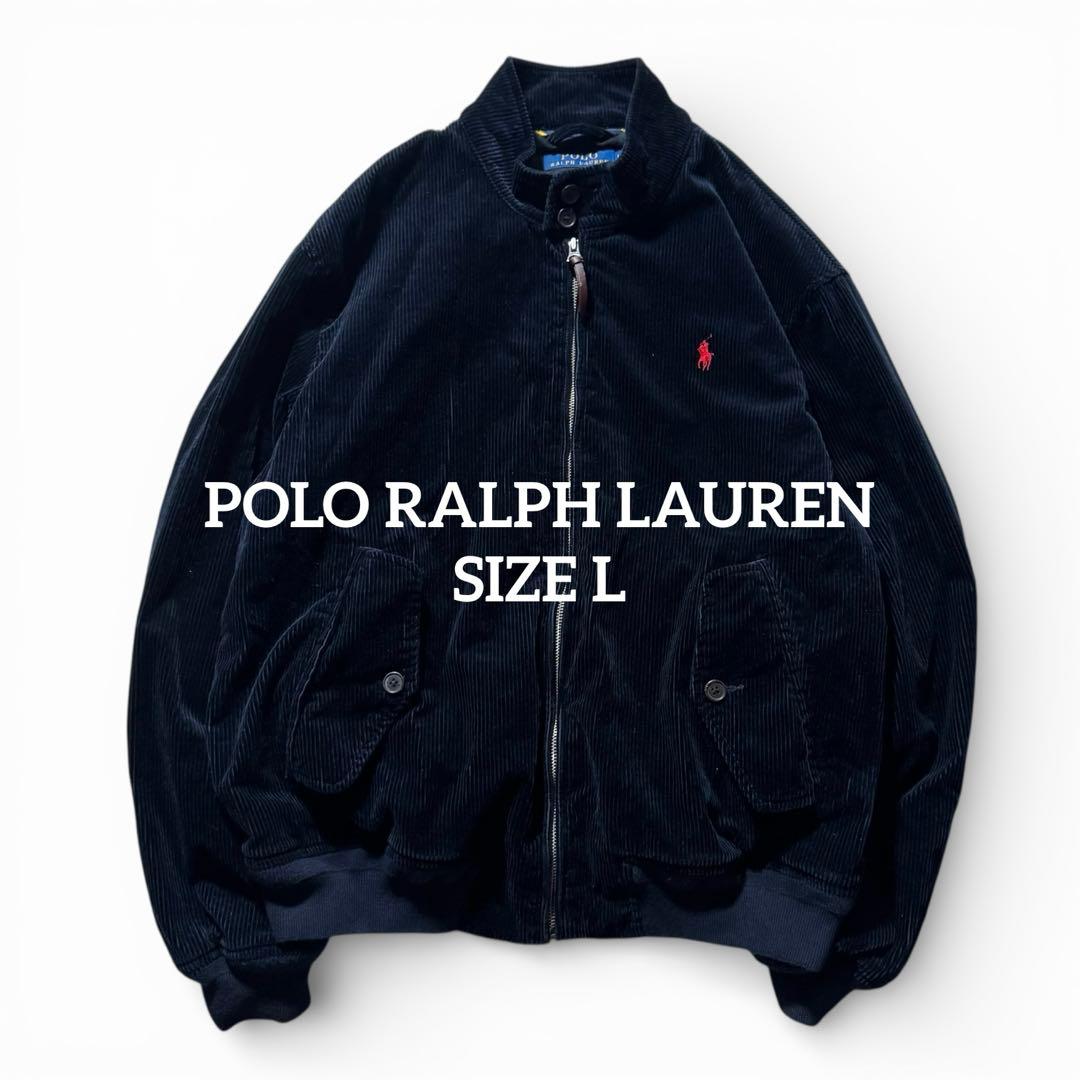 1732◆ポロ・ラルフローレン コーデュロイジャケット 濃紺 L