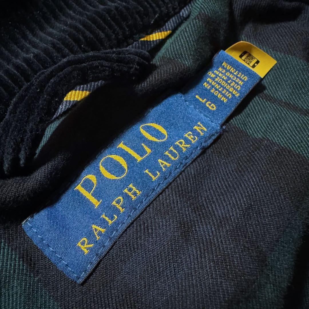 1732◆ポロ・ラルフローレン コーデュロイジャケット 濃紺 L