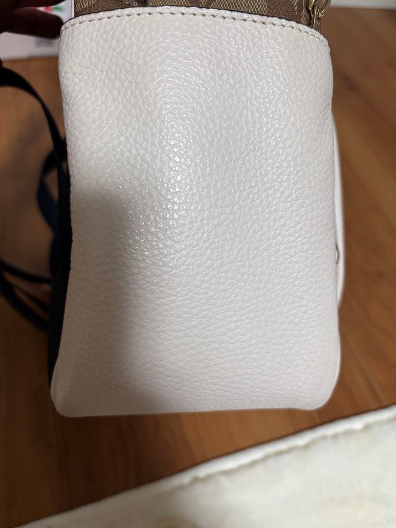 コーチ リュック ベージュ/ホワイト