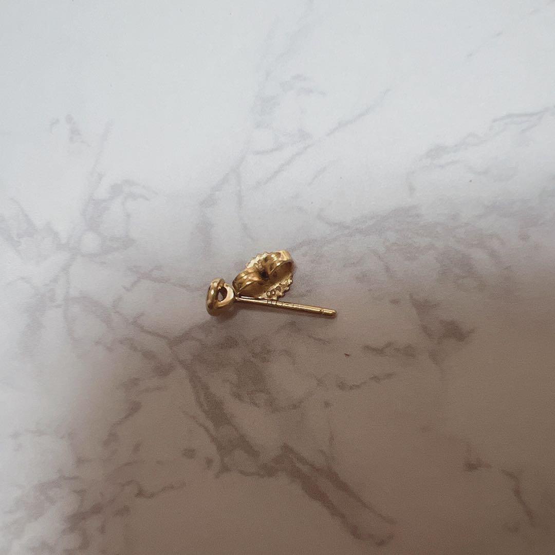 ティファニー バイザヤード ピアス ダイヤ 18K 片耳 イエローゴールド