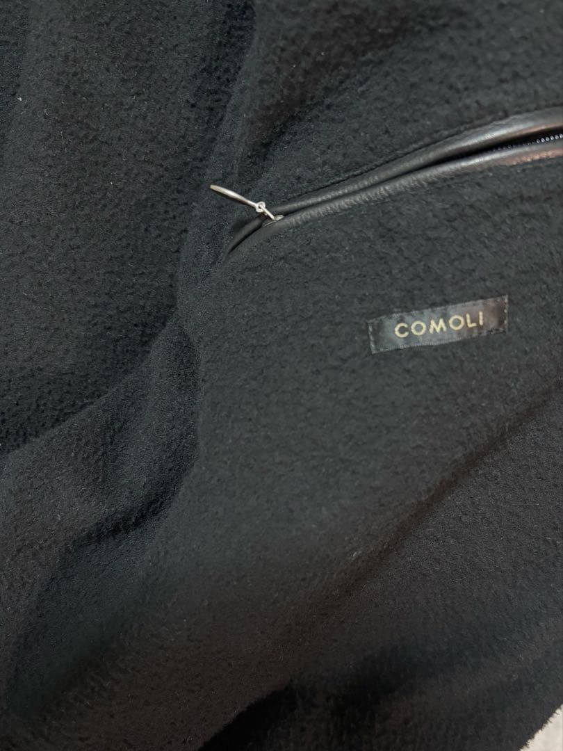 comoli カーフスキン ジップショート ジャケット 2 コモリ