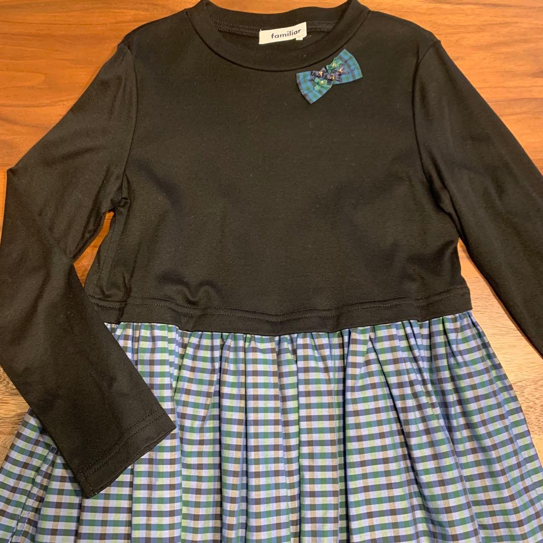 ファミリア　長袖ワンピース　130 受注ワンピース　70周年記念