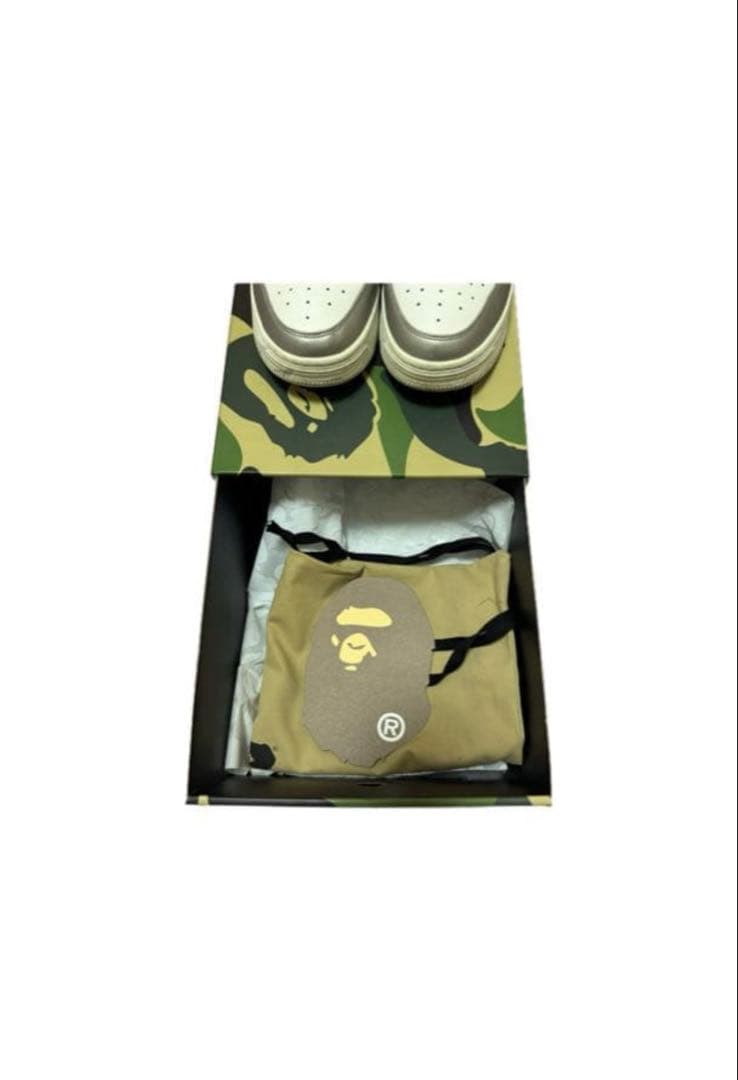 BAPESTAR グレーx白 26.5cm 箱あり
