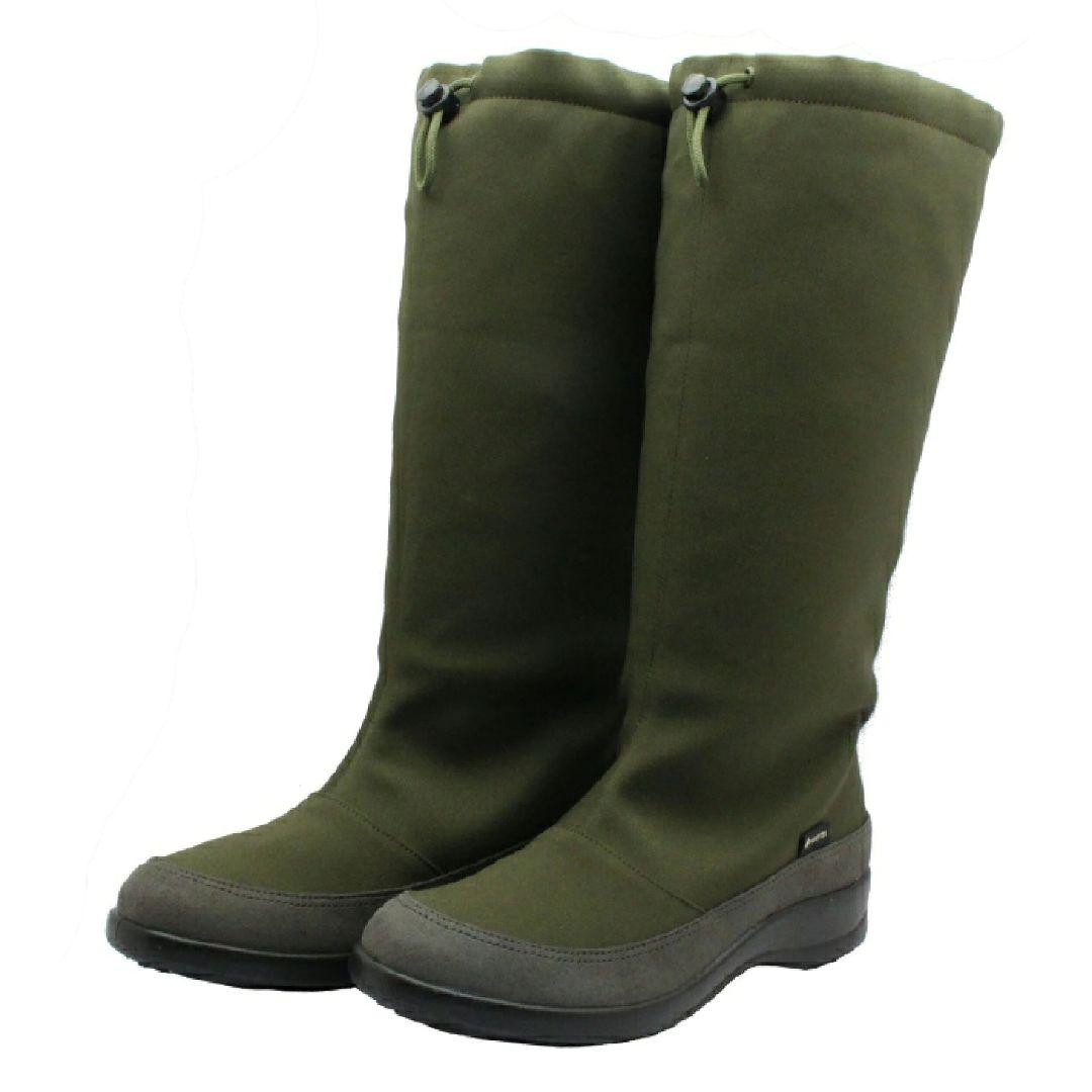 アサヒシューズ トップドライ ゴアテックス オリーブ スノーブーツ 日本製