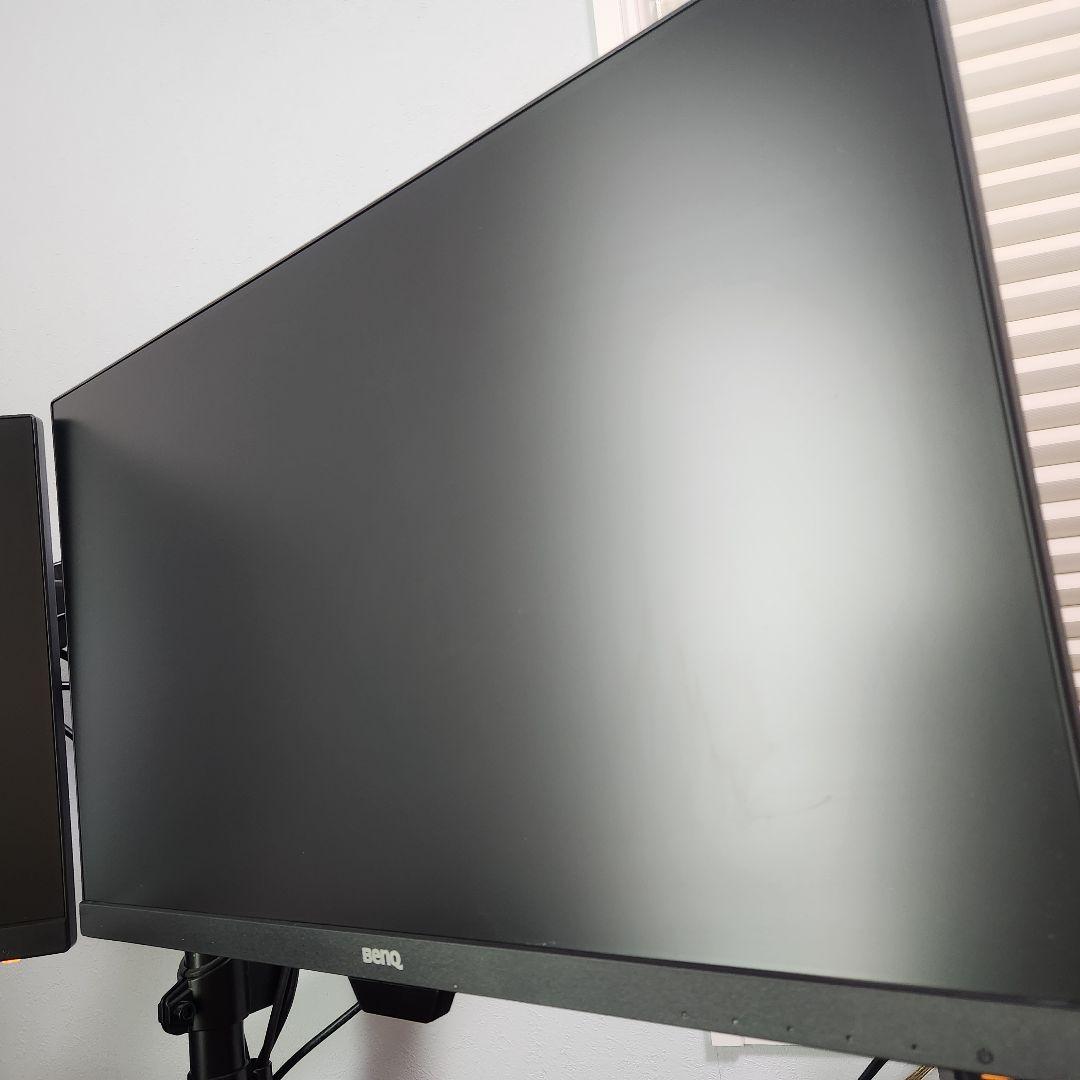 BenQ GW2480 デュアルモニターセット (モニターアーム・おまけ付き)