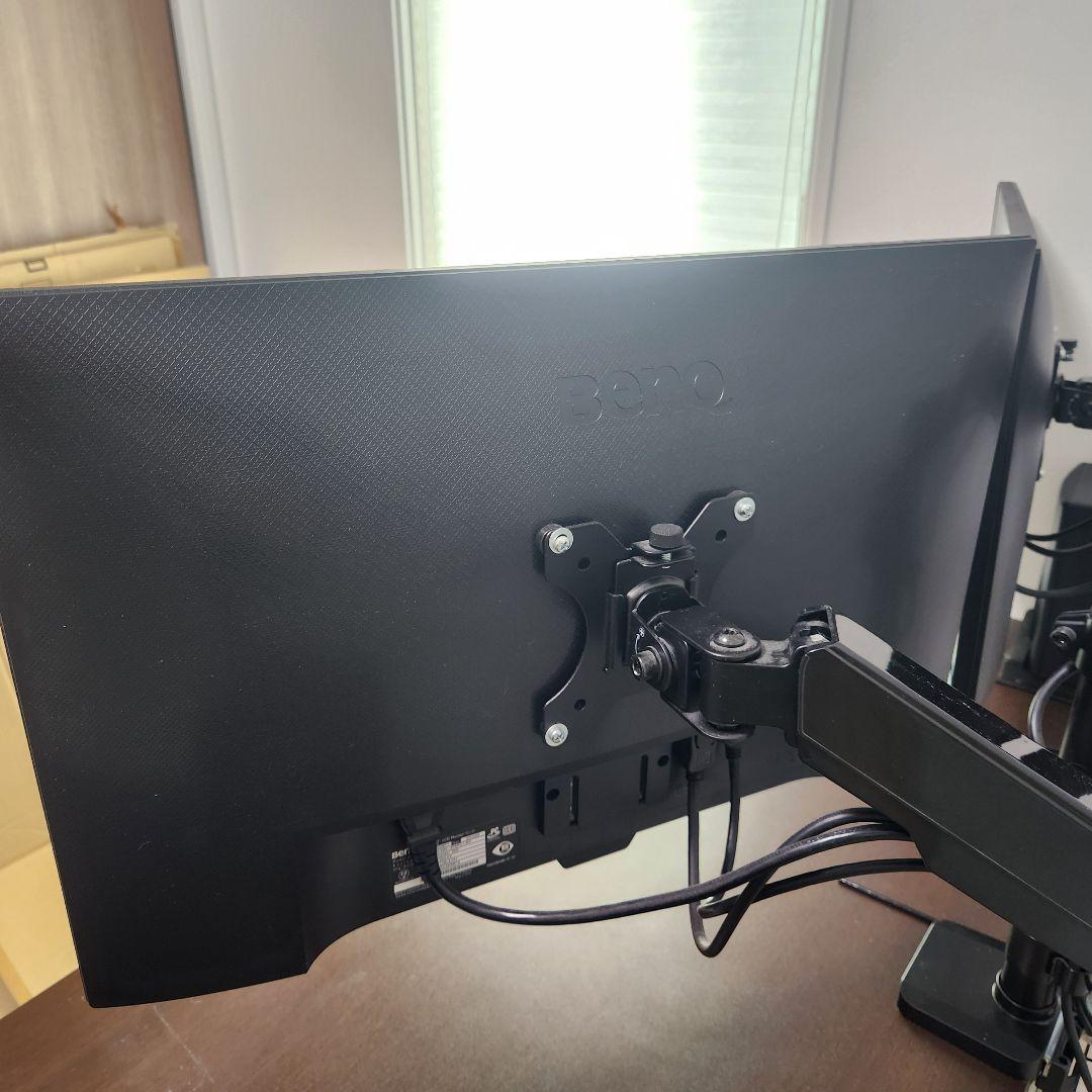 BenQ GW2480 デュアルモニターセット (モニターアーム・おまけ付き)