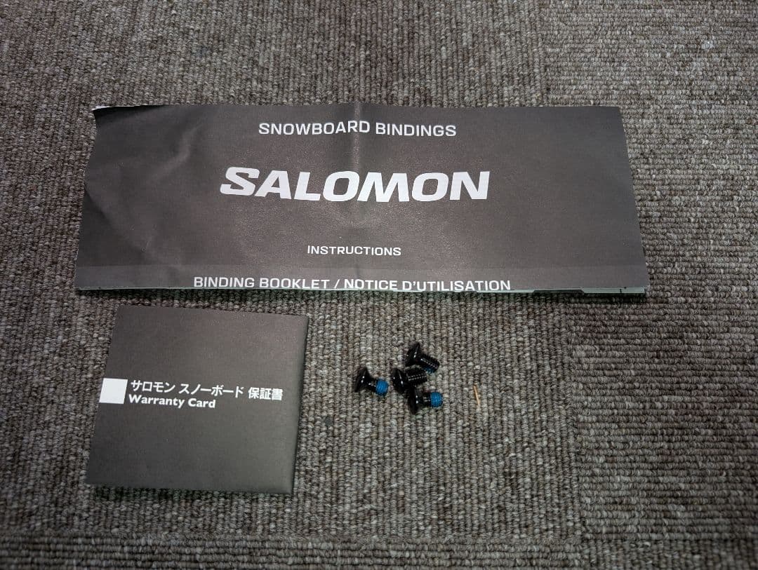 SALOMON ハイランダー スノーボードビンディング ブラック